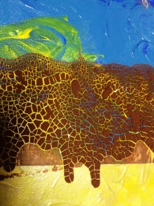 Painting crackle detail